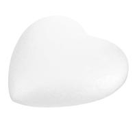 CAXUSD Molde de Pegar Espuma de Manualidades para Forma Blanco de Corazón Poliestireno Navideña Festivas, Fácil DIY y Decoración Ocasiones