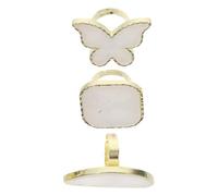 CAXUSD Paletas de Anillos para Decoración de Uñas 3 Piezas para Mezclar Esmaltes y Cremas Base para Artistas y Entusiastas del Nail Art
