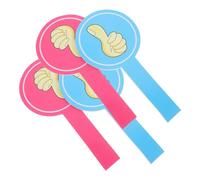 CAXUSD Paletas de Votación Escolares 4 Piezas 15x30 Cm Espuma Ligera, Paleta Portátil Pulgar Azul Hacia Arriba y Rosa Hacia Abajo, Junta de Jueces Docentes para Aula y Evaluación