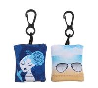 CAXUSD Paños de Limpieza para Gafas con Gancho Portátil 2 Unidades de Tela de Fibra Suave para Lentes Gafas de Sol y Pantallas Electrónicas Reutilizables y Lavables Kit para Cuidado