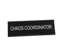 CAXUSD Placa de Escritorio Aluminio para Coordinador de Oficina Placa para Mediador Diseño Estable y Portátil para de Mediación Decoración Minimalista