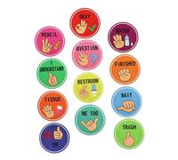 CAXUSD Pósteres de Pastel para Comunicación No Verbal el Aula Decoración para Maestros y Estudiantes para Educación Especial y Fomento de Comportamiento