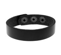 CAXUSD Pulsera Unisex de Cuero Genuino 16 CM Negra 4 Piezas para Hacer Tú Mismo Pulsera Sencilla y Lisa para Parejas Estudiantes y Uso Diario Accesorio Ligero y Transpirable