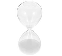 CAXUSD Reloj de Arena Creativo para Decoración del Hogar Vidrio Blanco y Superficie Lisa, Temporizador Multifunción Adecuado para Cocina y Obsequio