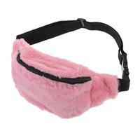 CAXUSD Riñonera de Felpa para Mujer Otoño E Invierno, Portátil y Ligera, Diseño Pequeño y Colorido, Bolso de Cintura Elegante para Fiesta y Senderismo Color Aleatorio