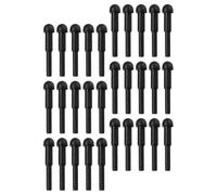 CAXUSD Silenciador de Goma Compatibilidad Ajustable 100 Piezas en Negro para Minimiza Tirones Tijeras de Peluquería y Mascotas Tareas Profesionales de Salón