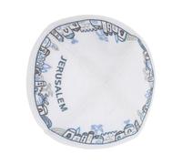 CAXUSD Sombrero Étnico Israelí Bordado para Hombre, Ligero y Transpirable de Algodón, Estilo Tradicional Único para Uso Diario y Reuniones Espirituales