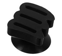 CAXUSD Soporte Clásica de Silicona para Púas de Guitarra Negro Ventosa y Clip de Agarre Ligero, Fijo y Resistente para Guitarra Eléctrica Adecuado para Tocar Momento