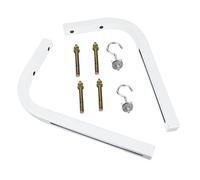 CAXUSD Soporte L para Pantalla de Proyector Montaje Pared Soporte de Hierro Reforzado Instalación Compatible con Techos Altos 2 Piezas Color Negro