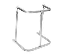 CAXUSD Soporte Portátil para Bolsas de Basura de Jardín Soporte Metálico Resistente para Bolsas de Residuos Fácil de y Desmontar para Camping Jardín y Labores Agrícolas Color Plateado