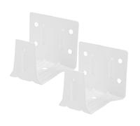 CAXUSD Soportes para Persianas Mini Blancos Soporte Central Metálico Resistente Clips para Cenefas De Persianas Juego De 2 Piezas