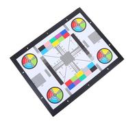 CAXUSD Tabla De Prueba De Lentes De Tabla De Prueba Óptica Calibración De Color para Monitores De Cámara Tarjeta De Ajuste De Enfoque De Lente