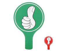 CAXUSD Tablero de Votación Doble Cara para Aula Resistente y Reutilizable Pizarra Portátil para Votaciones y Juicios Escolares para Actividades Infantiles y Primaria