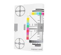 CAXUSD Tarjeta de Calibración para Lentes de Cámara de Alta Resolución Herramienta de Ajuste de Enfoque y Color Gráfico de Prueba para Monitor y Corrección de Imagen para Sistemas CCTV