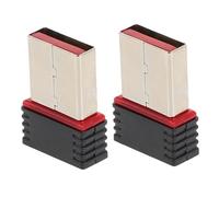 CAXUSD Tarjeta de Red WiFi USB 150m Mini para PC y Portátil, Receptor Inalámbrico USB Buena Recepción de Señal, 2 Piezas para Oficina y Hogar
