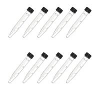 CAXUSD Tubo de centrífuga Tubo graduado de 15 ml 10pcs Tubo centrífugo para laboratorio con marcas graduadas, escritura white legible y uso para muestras en biología molecular