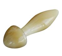 CAXUSD Varilla de Masaje Facial de Cuerno de Buey en Forma de Hongo para Ojos, Masajeador Manual Portátil que Levanta y Reafirma Comisuras y Reduce Líneas Finas