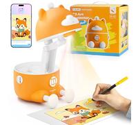 Caydo T3 Proyector de Dibujo con IA para Niños - Protección Ocular Certificada SGS, 3 en 1: Trazado Básico, Dibujo Paso a Paso y Estudio Creativo IA - Regalo de Cumpleaños para Niños de 5 a 12 Años