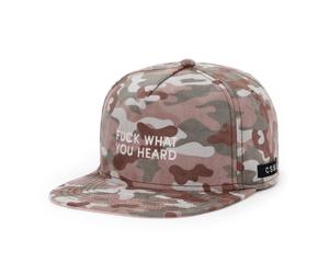 Cayler & Sons C&S CSBL Lo Que Oíste Gorra Mc Snapback Gorra Base Pink Camuflaje