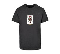 Cayler & Sons Camiseta 'Compton' gris moteado / rojo / blanco Hombre Cayler & Sons L gris moteado / rojo / blanco