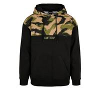 Cayler & Sons Cs2733-can´t Stop Box Hoody Sudadera con Capucha, Black/Woodland, S Grande para Hombre