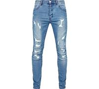 Cayler & Sons - Pantalones Vaqueros para Hombre, Jeans, CS1144-01824-0153, Azul Distressed, 3030
