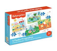 Cayro - 4 Puzzles Progresivos - Desarrollo Cognitivo - Desafía La Mente De Los Niños - Diferentes Niveles de Dificultad - Aprende Mientras Juegan - Ideal para Regalar - Fomenta La Creatividad