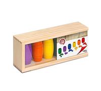 Cayro - Accesorios de Parchís - + 8 Años - Cubiletes, Fichas y Dados de Madera para 6 Personas - Juego de Mesa de Niños y Adultos - De 2 a 6 Jugadores