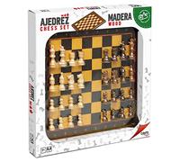 Cayro - Ajedrez - + 7 Años - Tablero y Fichas de Madera - Juego Clásico de Mesa para Niños y Adultos - 24 Piezas en 2 Colores - Ideal para 2 Jugadores