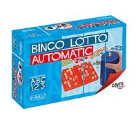 Cayro - Bingo - + 6 Años - Modelo Automático - Juego Divertido de Mesa - para Niños y Adultos - Incluye 48 Cartones Diferentes - Ideal 2 a 8 Jugadores