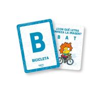 Cayro - Cartas Educativas para Aprender el Abecedario - Cartas Divertivas para Niños - Aprende las Letras del Abecedario - 50 Tarjetas