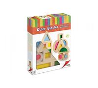 Cayro- Color Blocks Inspired by Montessori - Multicolor - Formas y Colores - Estructuras para el Desarrollo del Niño