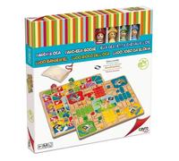 Cayro - Parchís y Oca - + 5 Años - Modelo Piratas - Doble Juego de Mesa para Niños y Adultos - Tablero Reversible y Piezas de Madera - 2 a 4 Jugadores