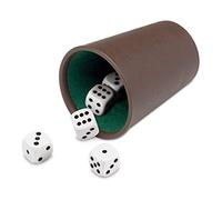 Cayro - Cubilete para Dados - para Juegos de Mesa - Cubilete Forrado en Interior - Buen Diseño - Ideal para Juegos De Mesa - Diseño Único - para Regalar