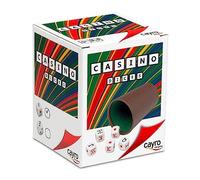 Cayro - Cubilete para Dados Poker Casino - Cubilete Forrado en Interior Buen Diseño - Ideal para Juegos De Mesa - Diseño Único - para Regalar