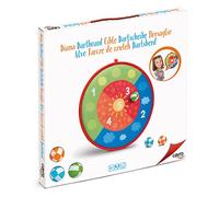 Cayro - Diana Infantil - 3 a 8 Años - 36 cm - Números y Elementos Meteorológicos - Juego Educativo para Niños - 4 Pelotas con Velcro - 2 a 8 Jugadores