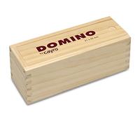 Cayro - Dominó - + 6 Años - Caja Tradicional de Madera con Tapa Deslizante - Juego Clásico de Mesa - Ideal Niños y Adultos - Ideal de 2 a 4 Jugadores