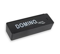 Cayro - Dominó - + 6 Años - Modelo Básico - Juegos de Mesa para Niños y Adultos - con Caja de Plástico Negra para Guardar Las Piezas - 2 a 4 Jugadores