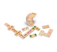 Cayro - Dominó Infantil - para Niños a Partir de 2 Años - Dominó de Madera - Piezas de Madera con Dibujos Infantiles - Juego Educativo - Desarollo Cognitivo - Juego de Observación y Lógica