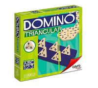 Cayro - Dominó Triangular 56 Piezas - Modelos/Colores Surtidos - Juego Clásico De Mesa - Fácil De Transportar - Divertido para Toda La Familia