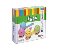 Cayro - Eggs - Juego Educativo de Equilibrio con Huevos de Madera - Jugar Niños y Adultos - Competir para Ser el Primero