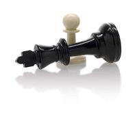 Cayro - Fichas para Ajedrez - + 7 Años - Caja de Madera - Juego Clásico de Mesa - para Niños y Adultos - con 24 Piezas en 2 Colores - para 2 Jugadores