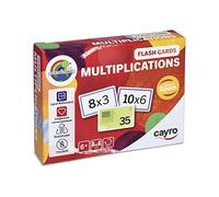 Cayro - Flash Cards Multiplications - Juego de Cartas de Multiplicar - Tablas de Multiplicar del 1 al 10 - Aprende de Forma Divertida - Juego Matemáticos