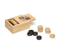 Cayro - Juego de Damas de Madera - Piezas para Jugar a Las Damas - Juego de Mesa para Niños y Adultos - Juego Clásico y Tradicional - Diversión para Toda la Familia
