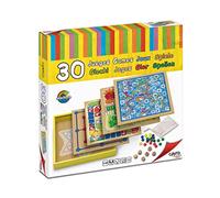 Cayro - Juego de Mesa de Madera - 30 Juegos Diferentes - Parchís, Oca, Damas Chinas o el Juego de Las Escaleras - Juego de Mesa Clásico para Niños y Adultos - Juego Educativo