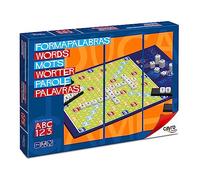 Cayro - Juego Formapalabras Multicolor - Divertido Y Educativo - para Todas Las Edades - Más De 700 Palabras para Formar - Incluye Tablero Y Fichas De Letras - Ayuda A Mejorar La Ortografía