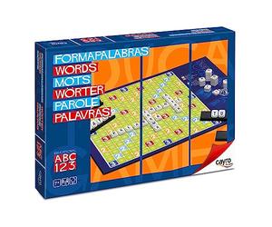 Cayro - Juego Formapalabras Multicolor - Divertido Y Educativo - para Todas Las Edades - Más De 700 Palabras para Formar - Incluye Tablero Y Fichas De Letras - Ayuda A Mejorar La Ortografía
