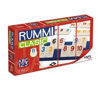 Cayro – Juego de mesa Rummi Clásico – +8 años, 106 piezas, bolsa de tela, 4 soportes, 2-4 jugadores