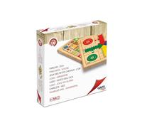 Cayro - Parchís y Oca - + 5 Años - Modelo de Madera - Juego de Mesa de Niños y Adultos - con Tablero Reversible - Diversión Familiar - 2 a 4 Jugadores