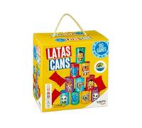 Cayro - Latas - Juego de Lanzamiento de Latas y Sacos - Derriba la Torre - Juego Niños - Regalo de Cumpleaños - Diversión - De 3-99 Años - + 2 Jugadores